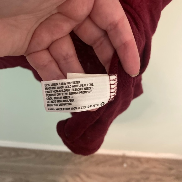 A new day maroon top with ruffle detail - Picture 4 of 5